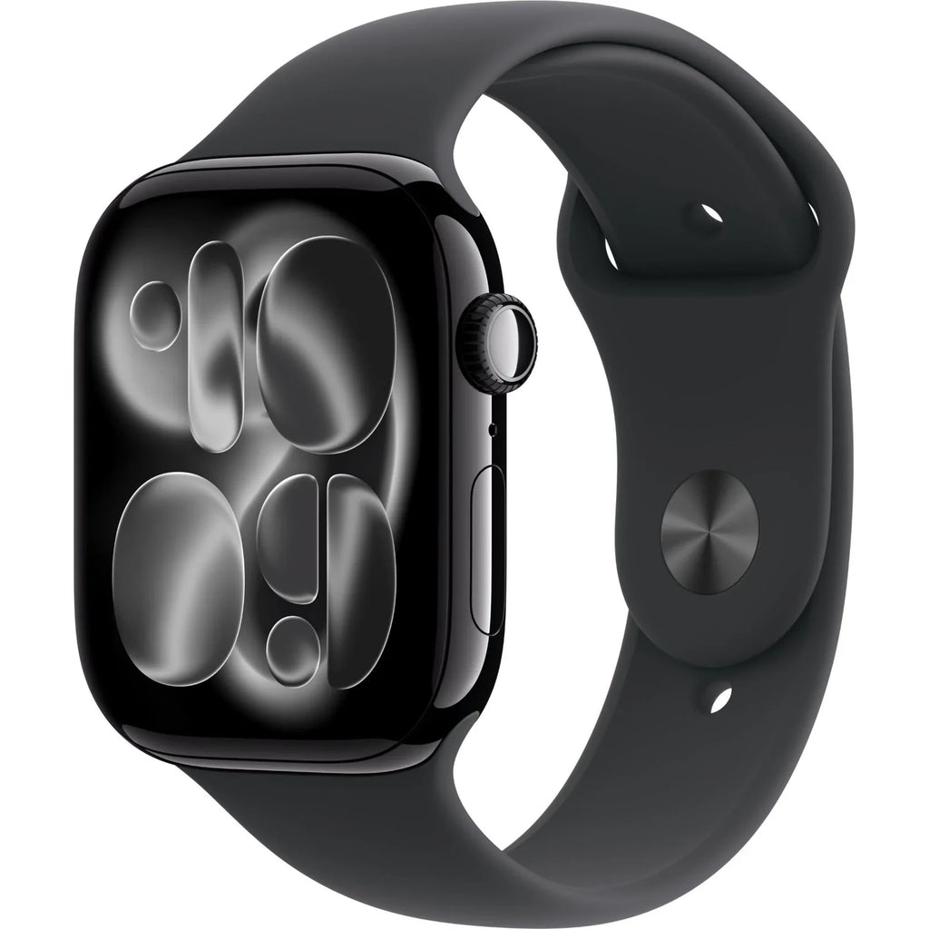 Apple Watch Series 11 46mm Jet Black Aluminium Case GPS Sport Band (M/L) [Black]