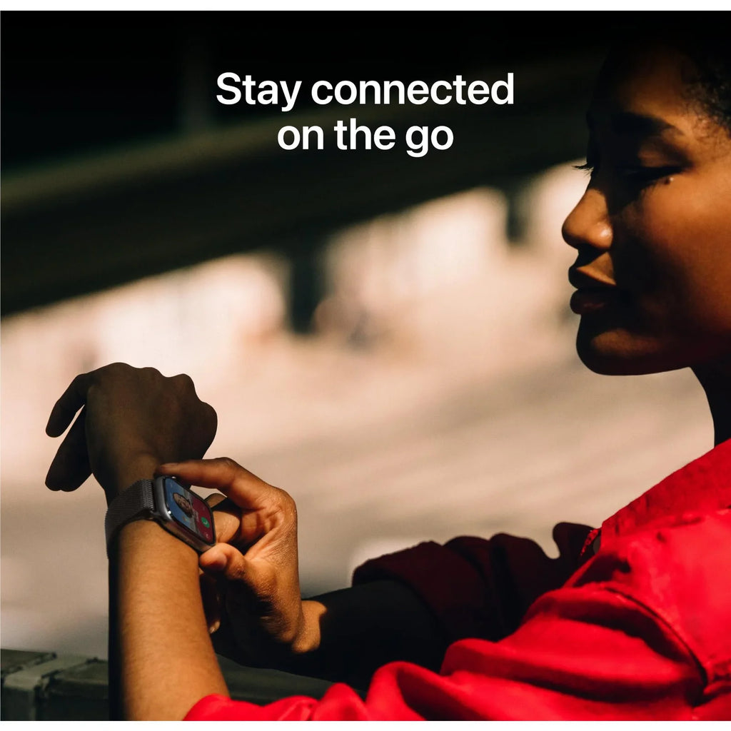 Apple Watch Series 11 46mm Jet Black Aluminium Case GPS Sport Band (M/L) [Black]